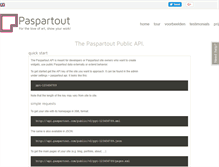 Tablet Screenshot of api.paspartout.com